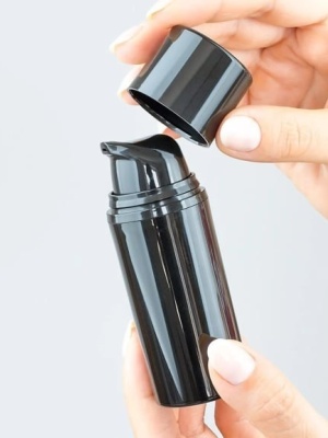 Flacon airless Lyra noir, 30 ml - Img 1