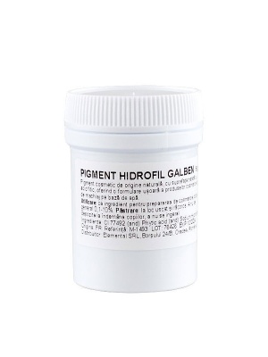 Pigment cosmétique jaune hydrophile - Img 3