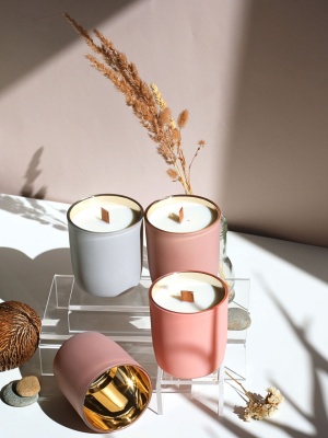 Candle jar SATIN ROSE 300 ml - Img 6