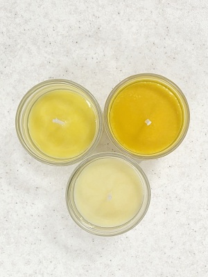Yellow candle color