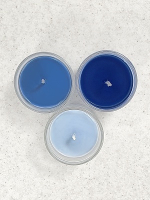 Blue Dark candle color