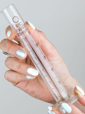 Éprouvette graduée, verre, 25 ml - Img 1