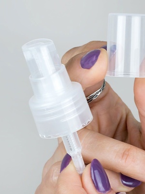 Spray pump translucent 24/410