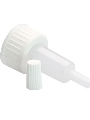 Bouchon avec compte-gouttes externe pour flacons en verre DIN18 - Img 2