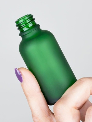 Ele Zielona butelka z matowego szkła 30 ml - Img 1