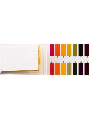 pH-Indikatorpapier 1-14, Set mit 80 Streifen - Img 2
