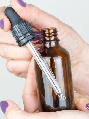 Pipette compte-gouttes en verre pour flacons DIN18 de 50 ml - Img 3