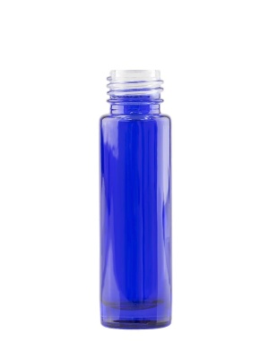 Base en verre mini roll-on bleu 10 ml - Img 2
