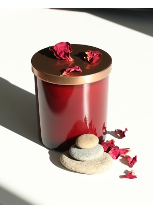 Candle jar AMOUR with lid 450 ml - Img 4