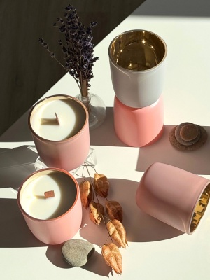 Candle jar SATIN ROSE 300 ml - Img 5