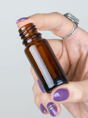 Glass bottle Brown DIN18, 10 ml