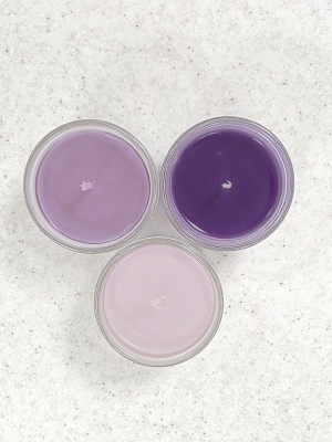 Purple candle color