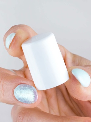 Tappo bianco per mini roll-on in vetro - Img 1