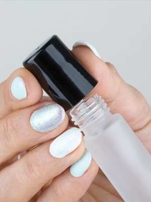 Czarna nakrętka do mini szklanych pojemników Roll-on - Img 3