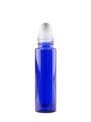 Base en verre mini roll-on bleu 10 ml - Img 4