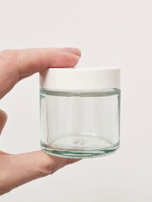 Białe wieczko do słoików Ambra, Clara o pojemności 60 ml - Img 2