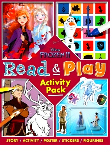 Disney Frozen 2: Read & Play Activity Pack (Story book, Activity book, Figurines, Poster, Sticker) #BK220