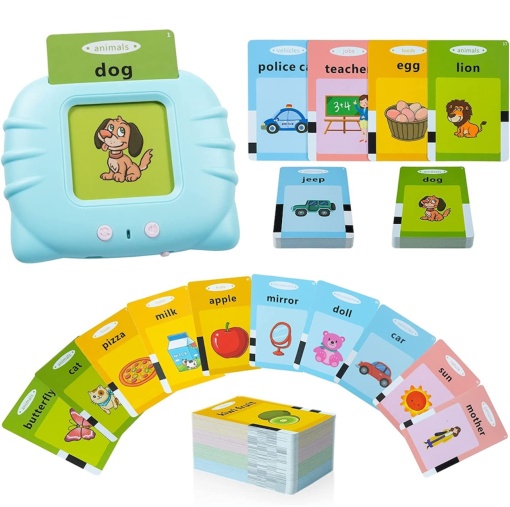 Joc interactiv Cititor de carduri 224 cuvinte în limba engleză, Bleu #JJ5071