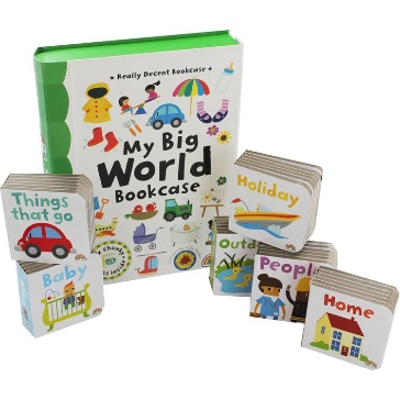My Big World Bookcase - 6 little books inside #BK150