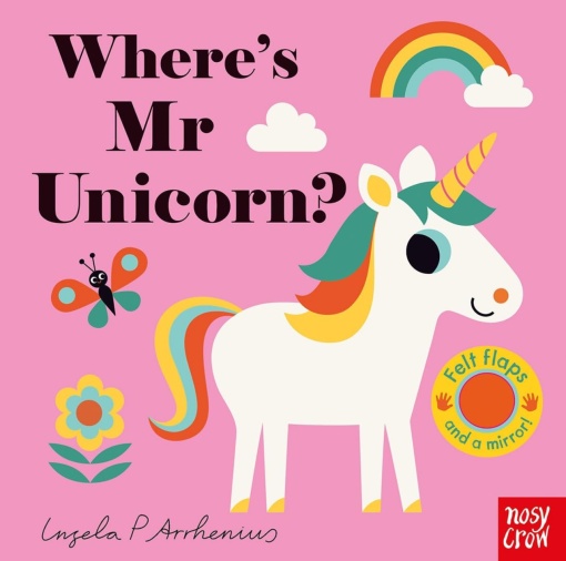 Where’s Mr. Unicorn ? - Felt Flaps and Mirror #BK045