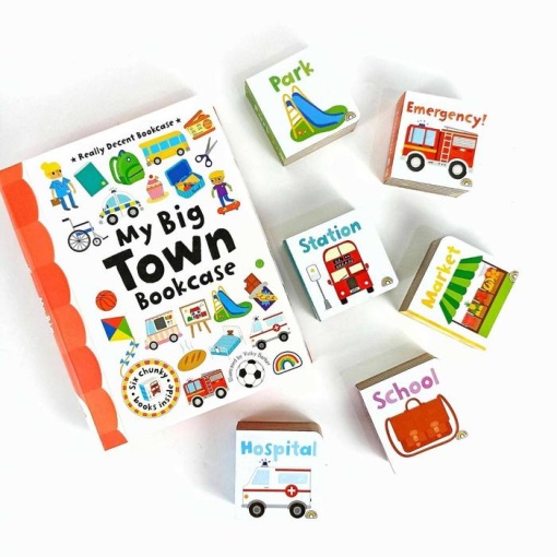 My Big Town Bookcase - 6 little books inside #BK009