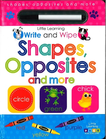 Write and Wipe - Shapes, Opposites and More #BK211