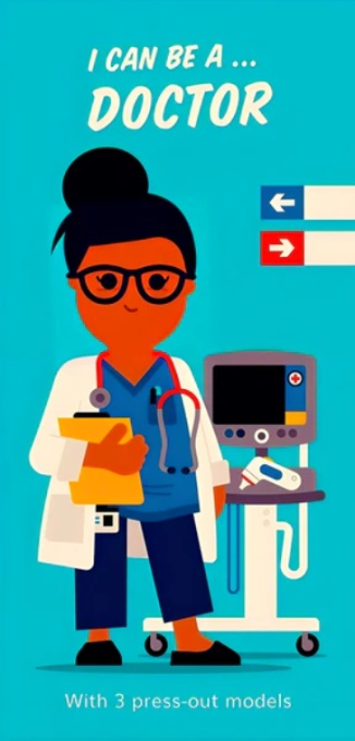 I Can Be A… Doctor -3D Press-out Models #BK034