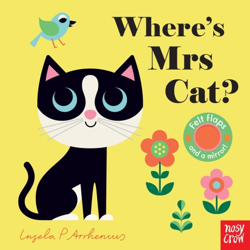 Where’s Mrs. Cat? - Felt Flaps and Mirror #BK043