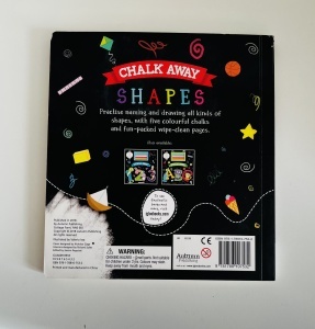 Chalk Away: Shapes ( pagini negre si creta colorata)#BK489 - Img 7