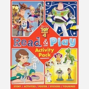 Disney Pixar Toy Story 4: Read & Play Activity Pack (Story book, Activity book, Figurines, Poster, Sticker) #BK234