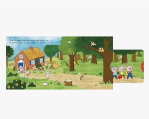 First Stories: The Three Little Pigs - Push-pull-slide - Campbell #BK525 - Img 3