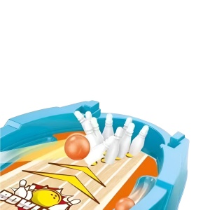 Joc de Masa Interactiv Mini Bowling cu mingi si popice incluse, Albastru #JJ5174 - Img 2