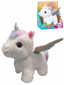 Jucarie interactiva de Plus Unicorn, Merge si da din cap, Sunete #JJ5399 - Img 4