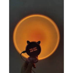 Lampa de Veghe Apus de Soare, proiectie Multicolora, cu Telecomanda, alimentare USB #JJ5331 - Img 4