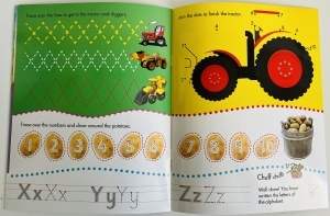 Learn to Write - Wipe Clean - Tractors and Diggers #BK364 - Img 8