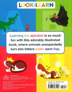 Look & Learn: A, B, C, D - Lift-the-Flaps - Silver Dolphin #BK182 - Img 5