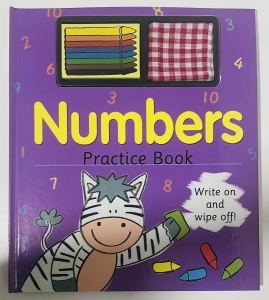 Numbers: Practice Book - Write on and Wipe off (big book) #BK291