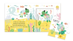 Ocean Friends - Pull-Out double-sided Jigsaw Book #BK053 - Img 2