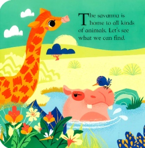 Out on Safari - 5 Animals to Press Out and Play #BK286 - Img 2