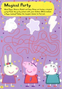 Peppa Pig - Magic - Sticker Activity Book #BK052 - Img 2