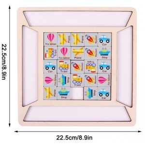 Puzzle Lemn - Perechile, multicolor #JJ5380 - Img 2