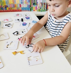 Puzzle Montessori de asociere în cutie metalică Guess Who I Am, Animale, 24 piese #JJ5023 - Img 5