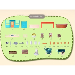 Set Brutarie pentru Papusi cu Mobilier si Figurine #JJ5172 - Img 10
