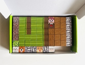 Set Cuburi Magnetice, Constructie 3D, 57 piese, Model Ferma #JJ5582 - Img 2