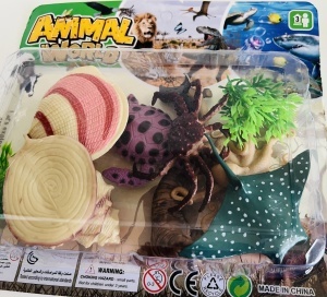 Set Figurine Animale Marine din plastic, 10 piese #JJ5260 - Img 6