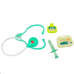 Set Trusa Medicala in Gentuta cu Ochelari, Stetoscop si Accesorii Medicale, 13 piesePlastic #JJ5522 - Img 3