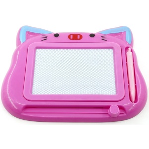 Tabla Magnetica de Scris cu Creion, model Pisica, Roz #JJ5529