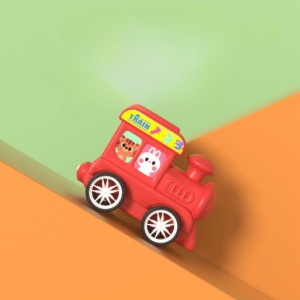 Trenulet Magnetic cu Numere 0-9, Locomotiva si 10 Vagoane, Plastic, Multicolor #JJ5438 - Img 5