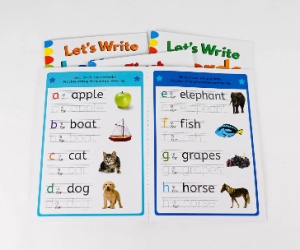 Wipe Clean: ABC Let's Learn Letters - 4 Book Set (Inc Pen) #BK410 - Img 4