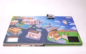 🌈Oferta Zilei❗️ Back to The Future: Race Through Time - Wind-up Delorean Car #BK273 - Img 3